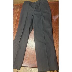 Red Kap Dress Pants Men's Size 34 Straight Leg Outdoor Zipper Black